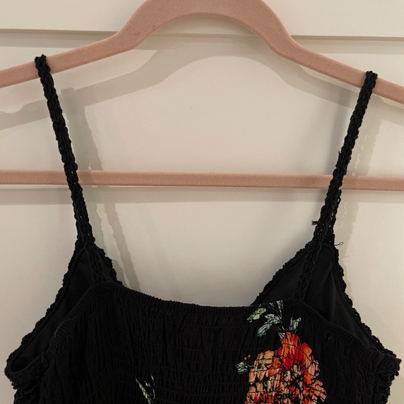 Black Floral Summer Dress - NWOT - Medium - Picture 5 of 5